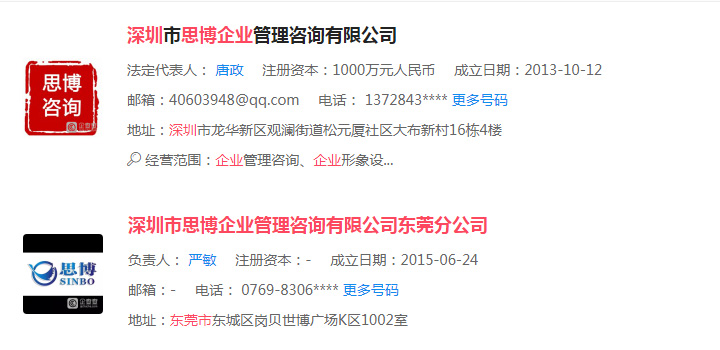 深圳思博企業咨詢管理有限公司